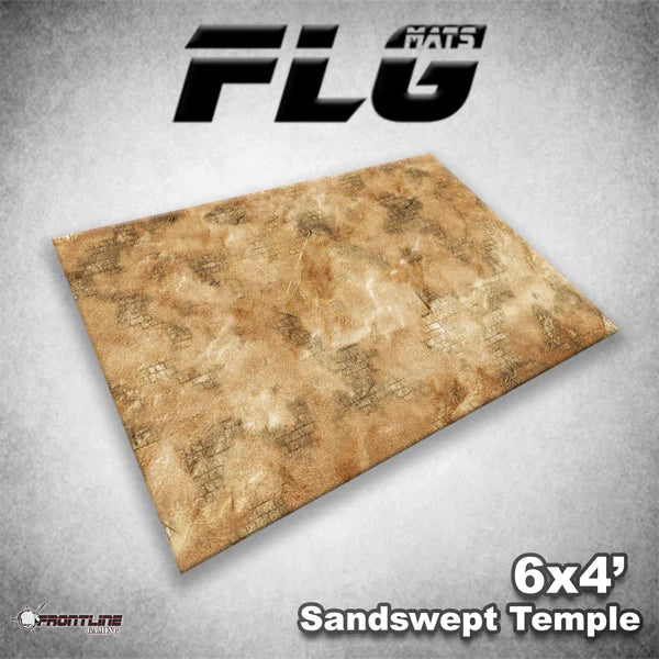 Frontline Gaming Mat 6'x4' Sandswept Temple