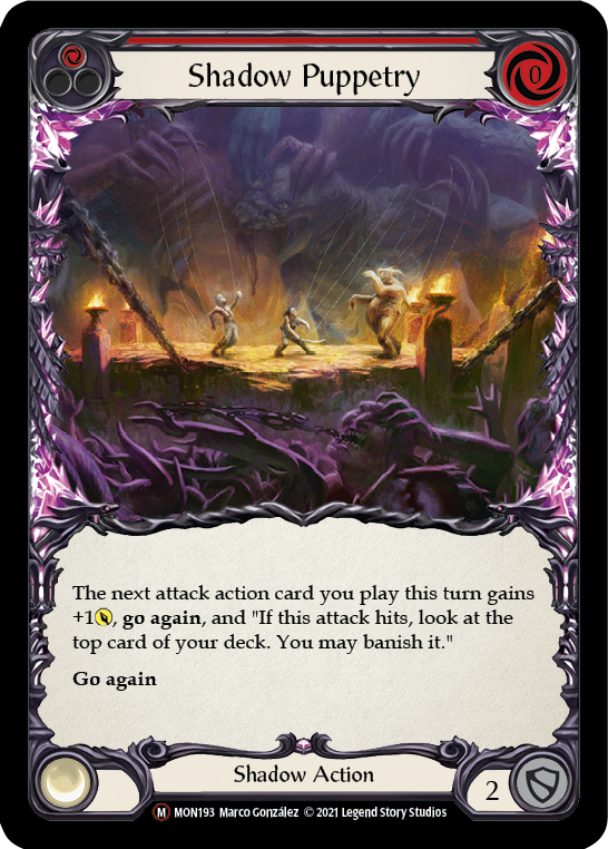 Shadow Puppetry [U-MON193-RF] Unlimited Rainbow Foil