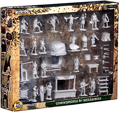 Wizkids Minis 73698 Townspeople & Accessories
