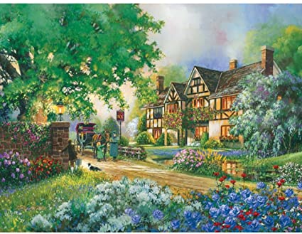 Cobble Hill Puzzle 275 Pc Easy Handling Old Coach Inn