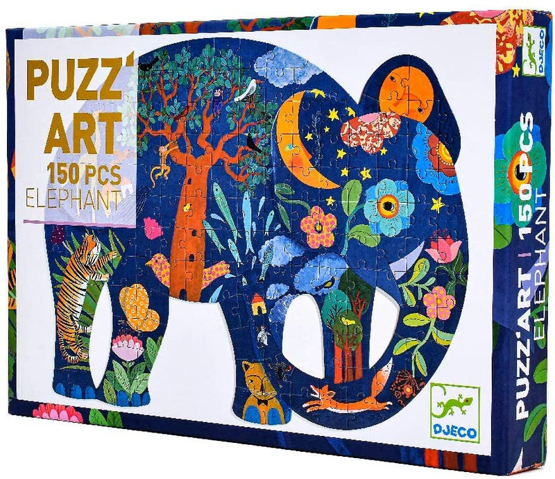 Puzzle Djeco Puzz' Art 150 Piece Elephant