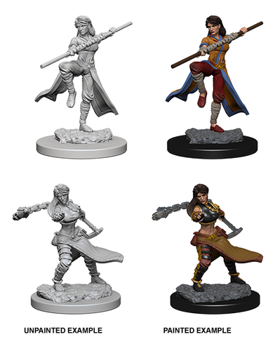 Wizkids Minis D&D 72634 Human Female Monk