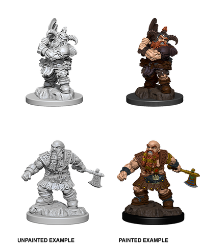 Wizkids Minis D&D 73391 Male Dwarf Barbarian