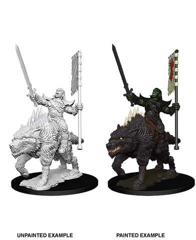 Wizkids Minis Pathfinder 73547 Orc On Dire Wolf