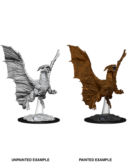 Wizkids Minis D&D 73685 Young Copper Dragon