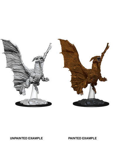 Wizkids Minis D&D 73685 Young Copper Dragon