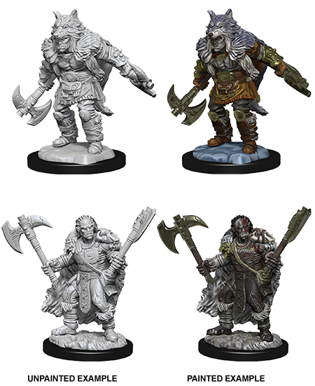 Wizkids Minis D&D 73704 Male Half-Orc Barbarian