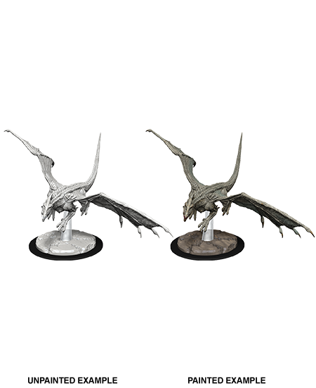 Wizkids Minis D&D 73712 Young White Dragon