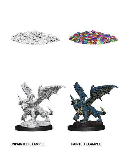Wizkids Minis D&D 73852 Blue Dragon Wyrmling