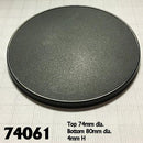 Reaper Mini Rm74061 80mm Round Gaming Base 4 Pk