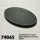 Reaper Mini Rm74065 60mm X 35mm Oval Base Single