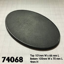 Reaper Mini Rm74068 105mm X 70mm Oval Base (4)