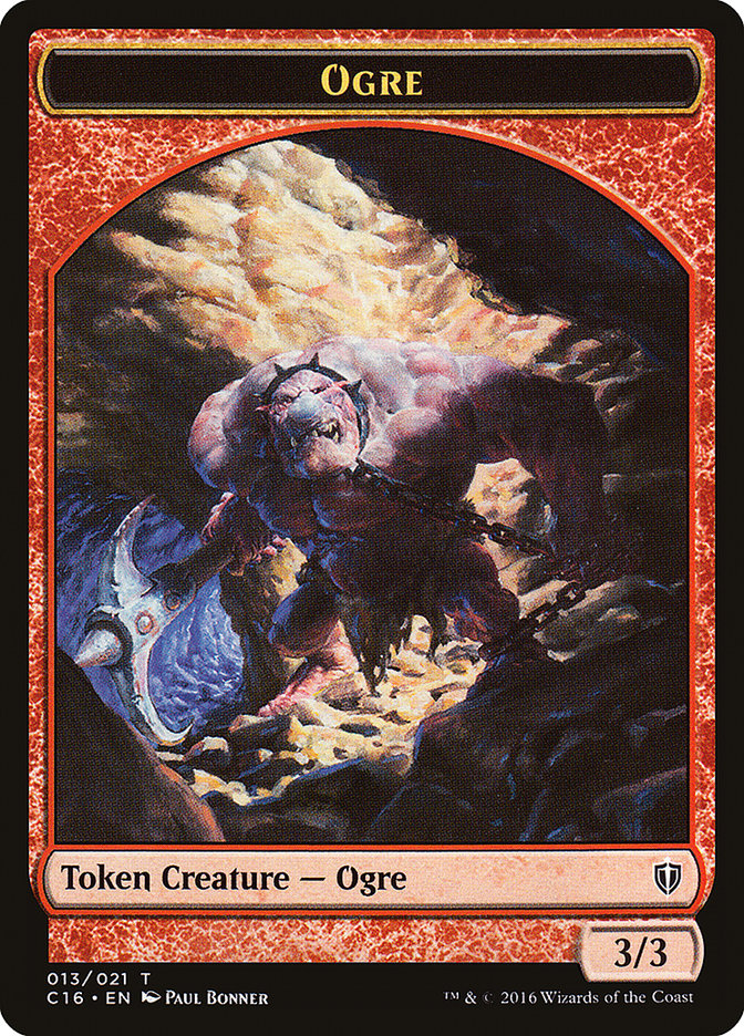 Ogre // Bird (007) Double-Sided Token [Commander 2016 Tokens]