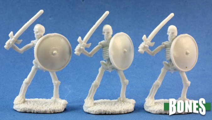 Reaper Mini Rm77017 Skeletal Swordsmen (3)