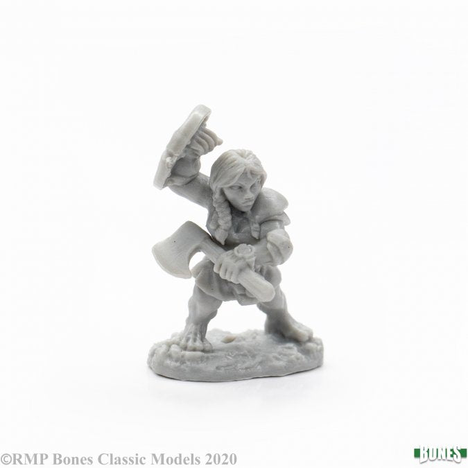 Reaper Mini RM77700 Dannin Deepaxe, Female Dwarf