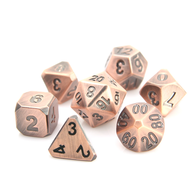 Die Hard Dice Forge Dice Set Battleworn Copper