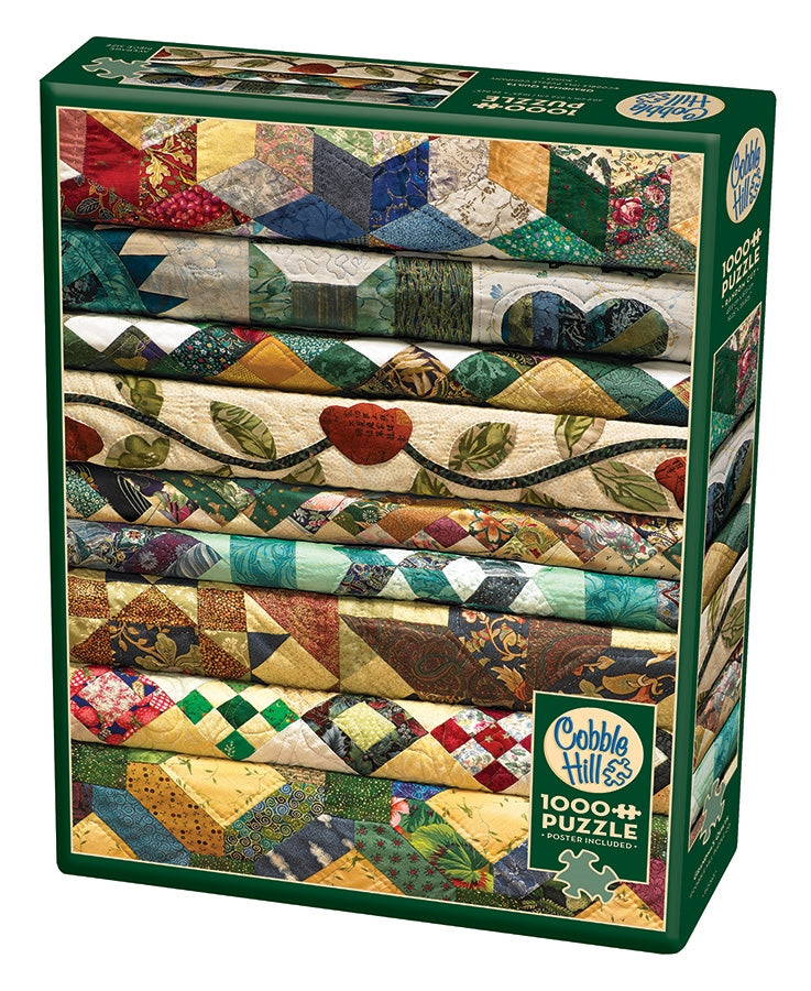 Cobble Hill Puzzle 1000 Piece Grandma's Quilts