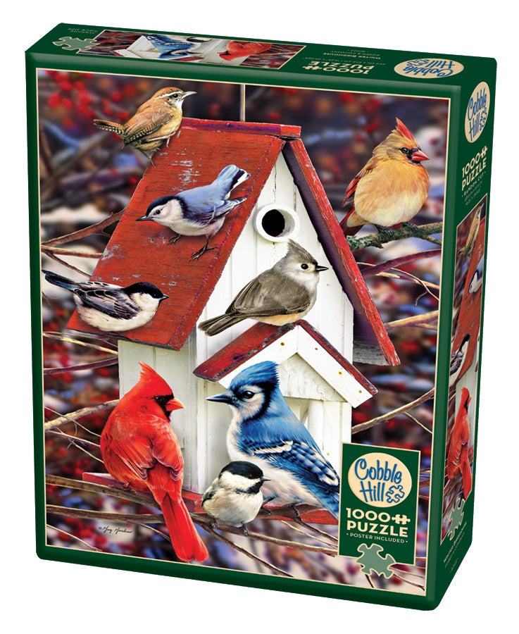 Cobble Hill Puzzle 1000 Piece Winter Birdhouse