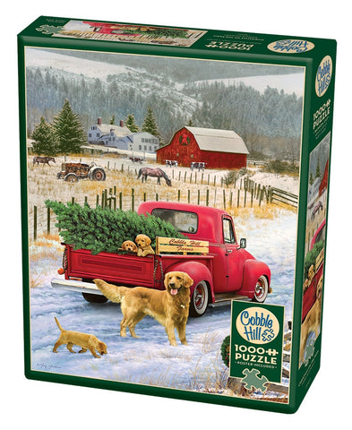 Cobble Hill Puzzle 1000 Piece Christmas On The Farm