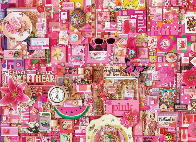 Cobble Hill Puzzle 1000 Piece Pink
