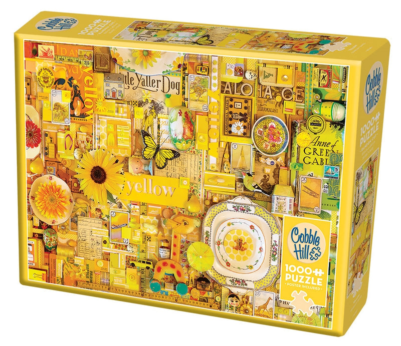 Cobble Hill Puzzle 1000 Piece Yellow