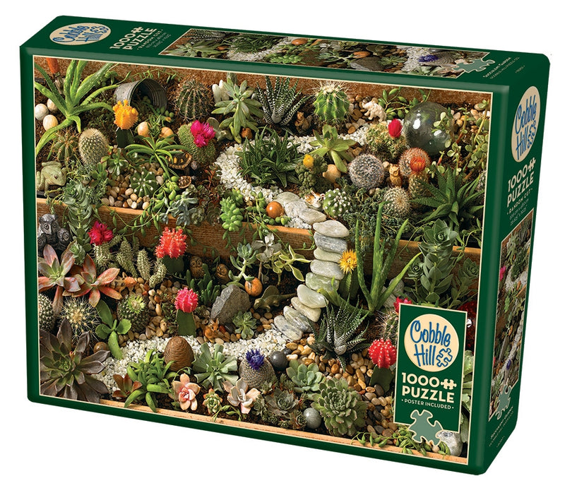 Cobble Hill Puzzle 1000 Piece Succulent Garden