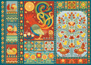 Cobble Hill Puzzle 1000 Piece Scandi Chicken Quilt