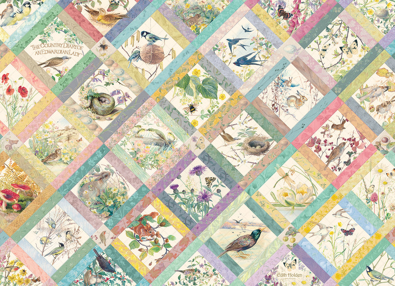 Cobble Hill Puzzle 1000 Piece Country Diary Quilt