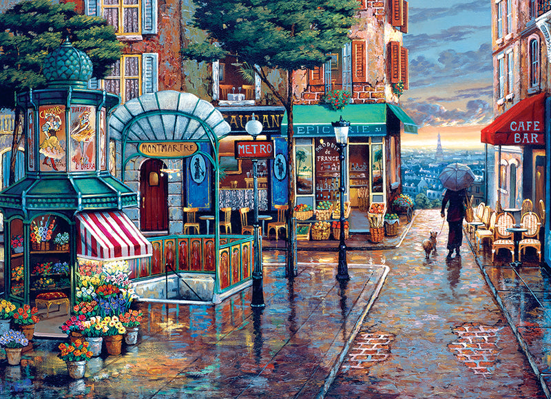 Cobble Hill Puzzle 1000 Piece Rainy Day Stroll
