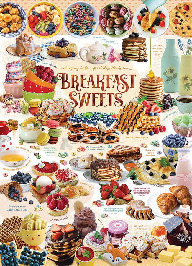 Cobble Hill Puzzle 1000 Piece Breakfast Sweets