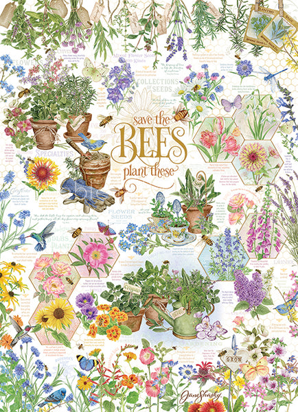Cobble Hill Puzzle 1000 Piece Save the Bees