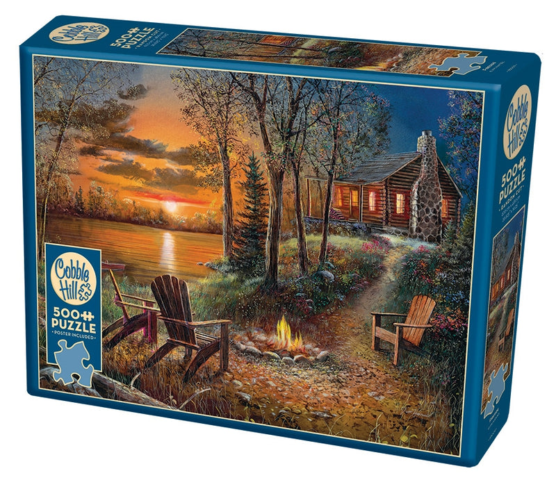 Cobble Hill Puzzle 500 Piece Fireside