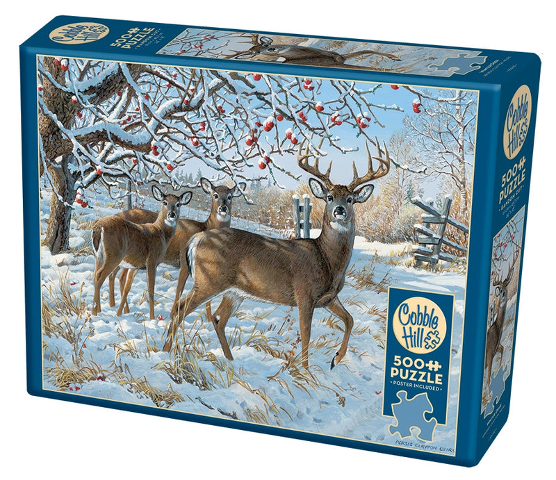 Cobble Hill Puzzle 500 Piece Winter Deer