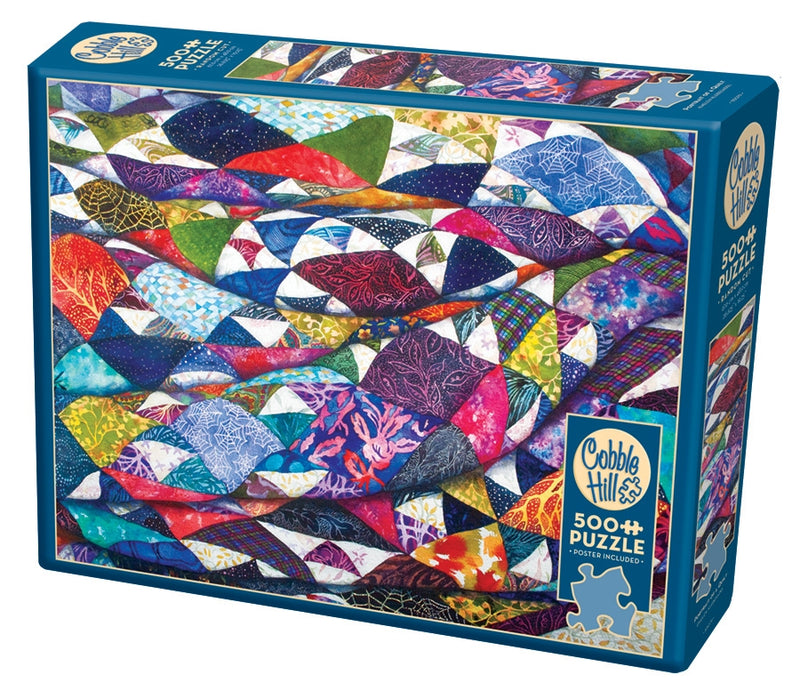Cobble Hill Puzzle 500 Piece Portrait Of A Quilt