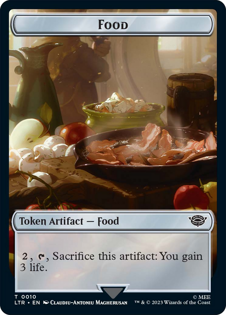 Soldier // Food Token [The Lord of the Rings: Tales of Middle-Earth Commander Tokens]