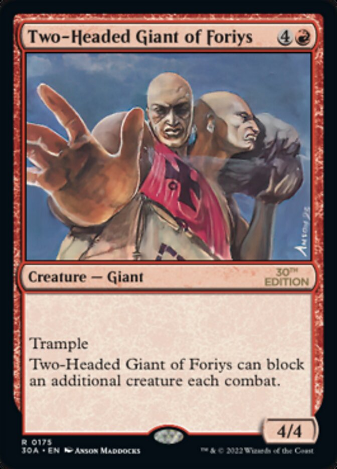 Two-Headed Giant of Foriys [30th Anniversary Edition]