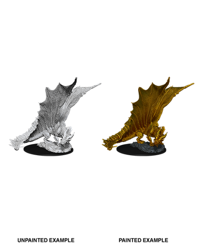 Wizkids Minis D&D 90034 Young Gold Dragon