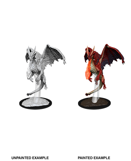 Wizkids Minis D&D 90035 Young Red Dragon