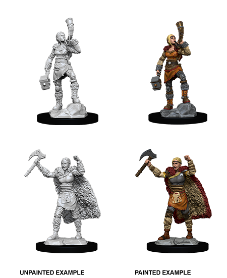 Wizkids Minis D&D 90056 Female Human Barbarian