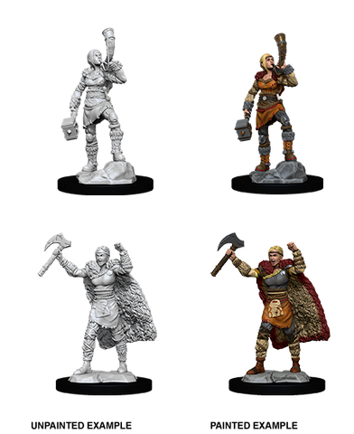 Wizkids Minis D&D 90056 Female Human Barbarian