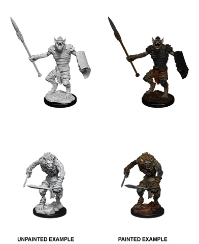 Wizkids Minis D&D 90066 Gnoll and Gnoll Flesh Gnawer