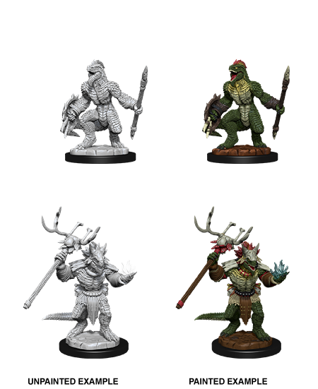 Wizkids Minis D&D 90074 Lizardfolk And Shaman