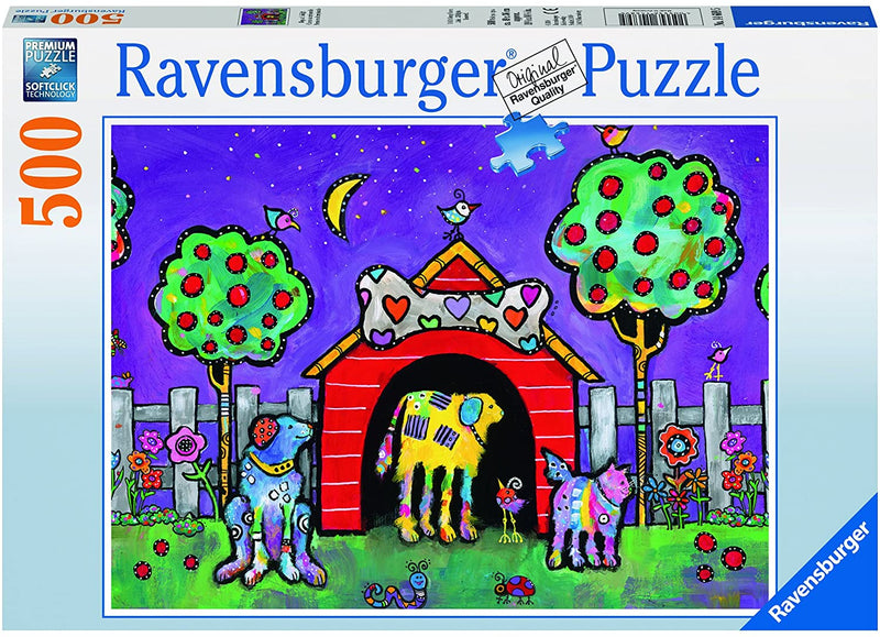 Ravensburger Puzzle 500 Piece Dogs At Twilight
