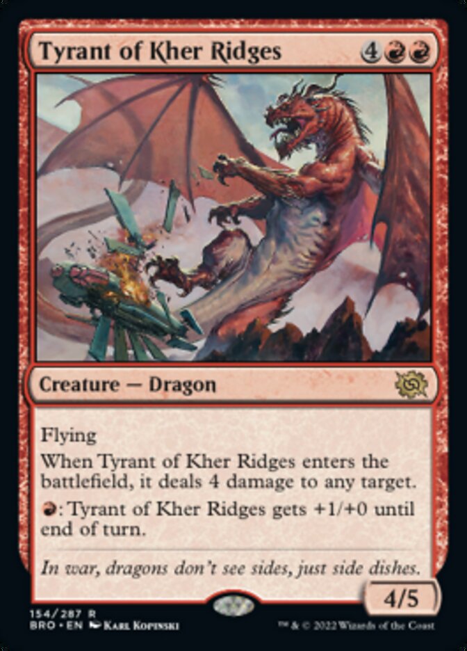 Tyrant of Kher Ridges [The Brothers' War]