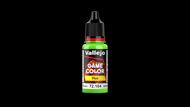 Vallejo Game Color Fluo New Gen 18ml Fluorescent Green