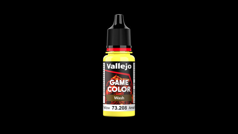 Vallejo Game Color Wash New Gen 18ml Yellow Wash