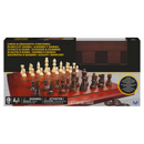 Deluxe Wood Chess & Checkers Set, Black and Spruce