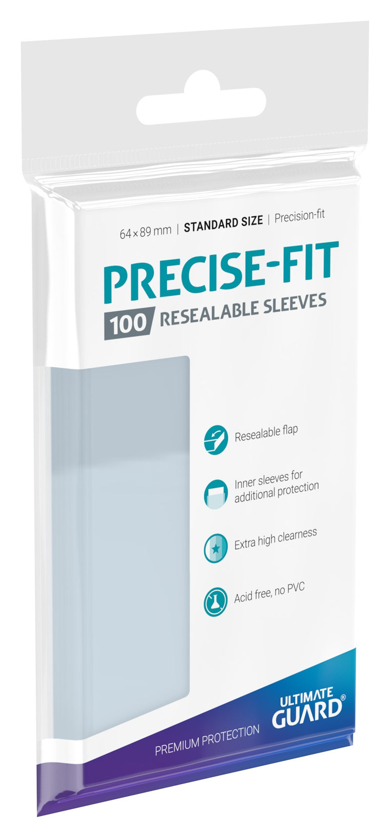 Ultimate Guard Sleeves: Precise Fit Resealable (100)