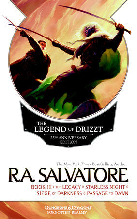 Novel Legend Of Drizzt 3: Legacy, Night, Darkness