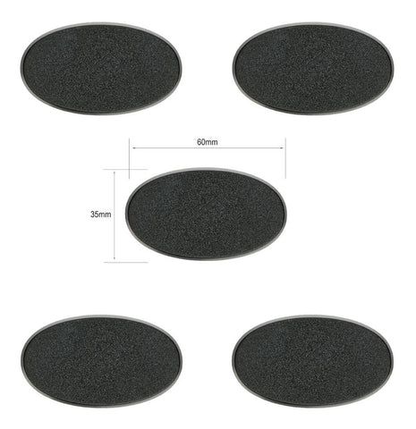 GW Base Oval 60x35mm Bulk (Single Base)